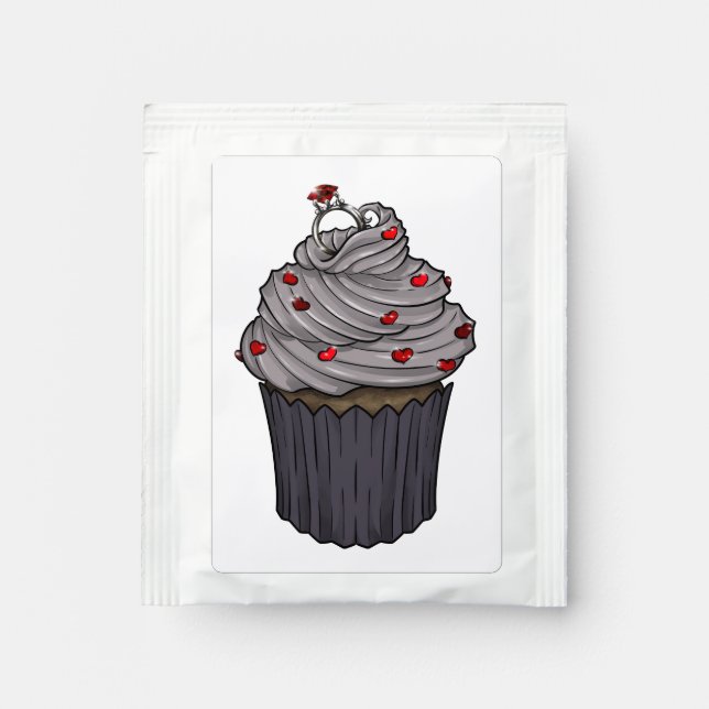 Sweet Proposal Cupcake Tea Bag Drink Mix (Front)