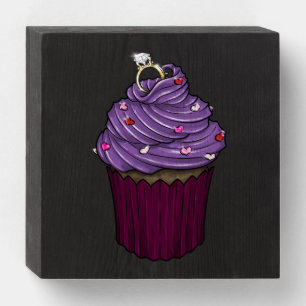 Sweet Proposal Cupcake Wooden Box Sign
