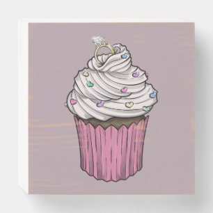Sweet Proposal Cupcake Wooden Box Sign