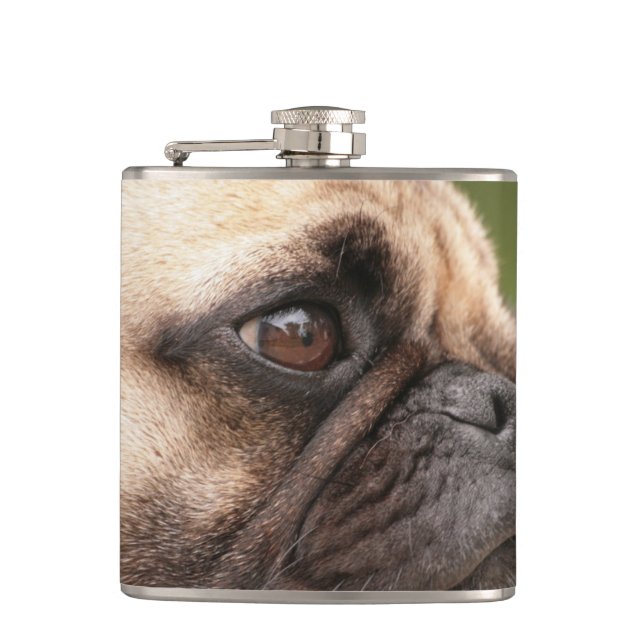 Sweet Pug Flask (Front)