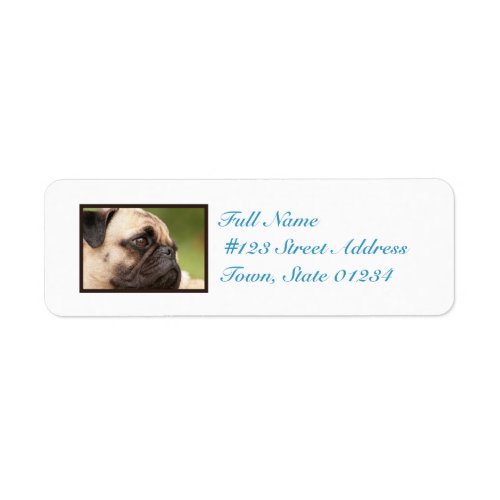 Sweet Pug Label