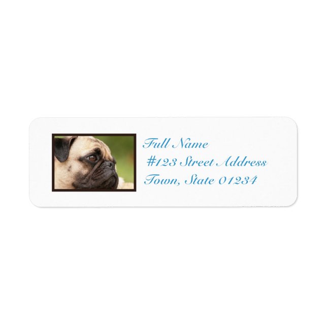 Sweet Pug Label (Front)
