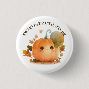 Sweet Pumpkin Fall Baby Shower Button