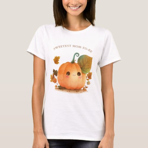 Sweet Pumpkin Fall Baby Shower  T_Shirt