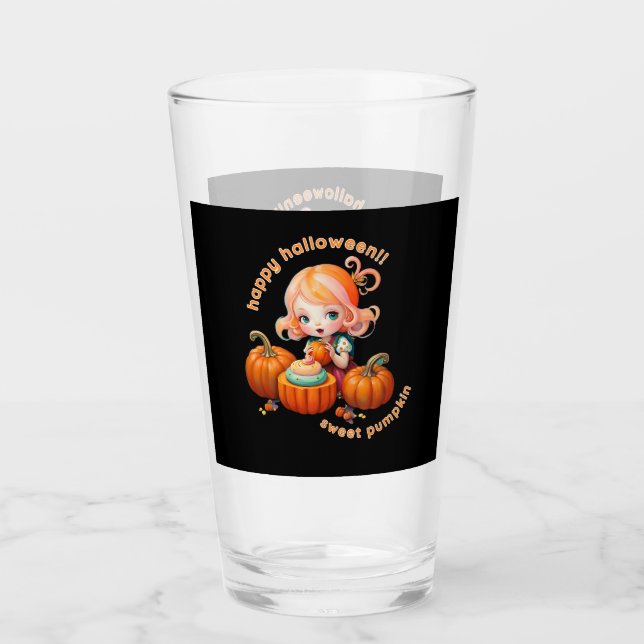 Sweet pumpkin  glass (Front)