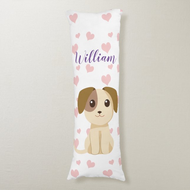 Sweet Puppy  Body Pillow (Front Vertical)