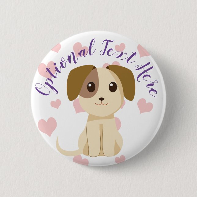 Sweet Puppy  Button (Front)