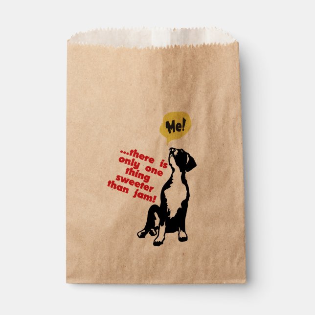 Sweet Puppy Favor Bag (Front)
