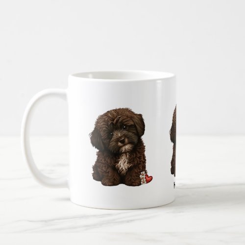 Sweet Puppy Love Design by HavaHug  Coffee Mug