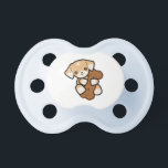 Sweet Puppy Pacifier<br><div class="desc">What could ever be cuter than a puppy? Well, your baby of course. Just imagine the two of them together.</div>