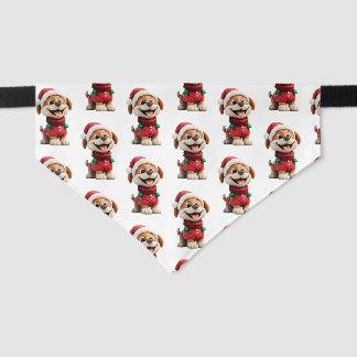 Sweet Puppy Smiles Dog Pet Bandana Collar