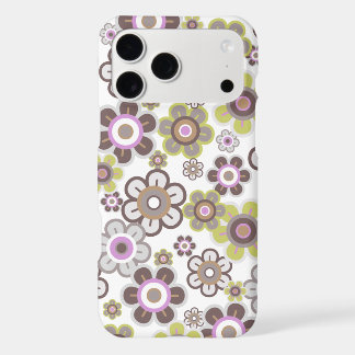 Sweet Purple Candy Daisies Flowers Girly Pattern iPhone 17 Pro Max Case