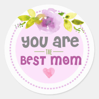 Best Mom Stickers | Zazzle