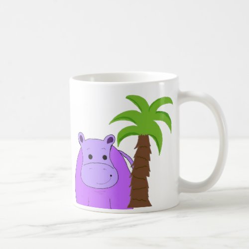 Sweet Purple Hippo Coffee Mug