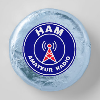 Sweet QSO HAM Radio Operator Celebration Badge Dipped Oreo Cookie Favors
