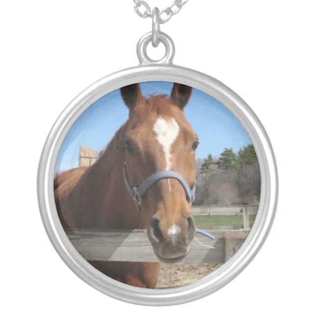 Sweet Quarter Horse Necklace (Front)