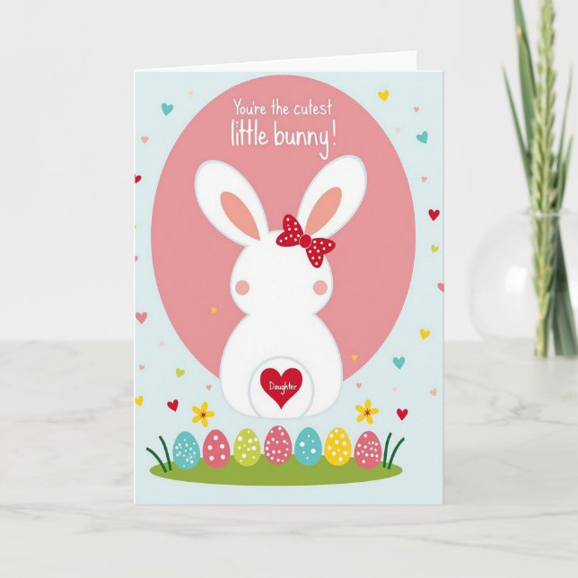 Sweet Rabbit Love Card (Front)