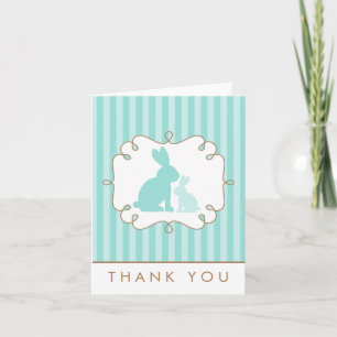 Sweet Rabbits Baby Shower Thank You