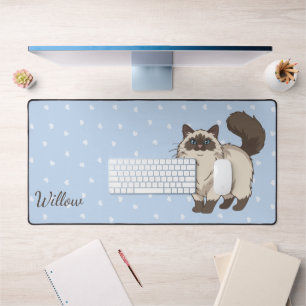 Sweet Ragdoll Cat Personalized Desk Mat