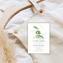 Sweet Raindrop Little Dragon Baby Shower 