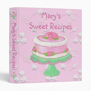 Sweet Recipes~Cook Book~Personalize! Binder