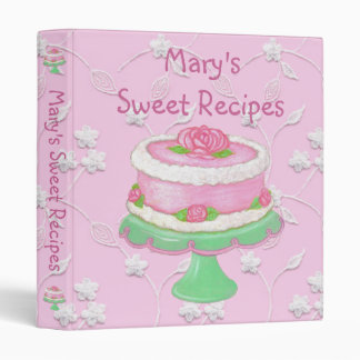 Sweet Recipes~Cook Book~Personalize! Binder