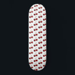 Sweet Red Cherry Skateboard - Your Colors<br><div class="desc">Sweet Cherries - Choose / add your favorite background colors !</div>
