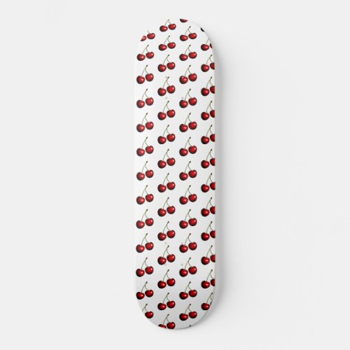 Sweet Red Cherry Skateboard _ Your Colors