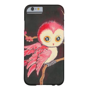 Sweet Red Owl Barely There Iphone 6 Case by ArtsyKidsy at Zazzle