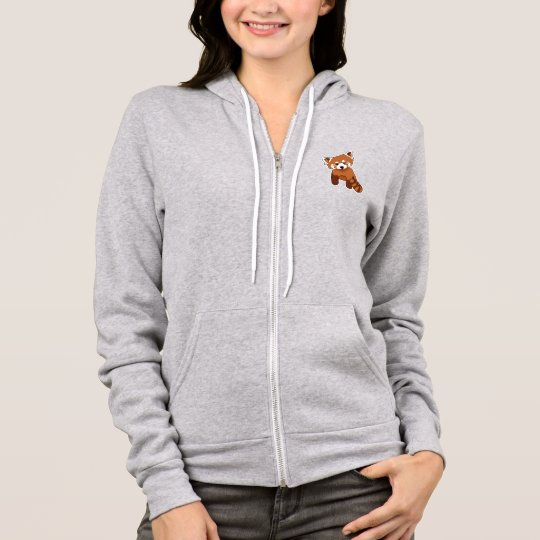 red panda hoodie with ears