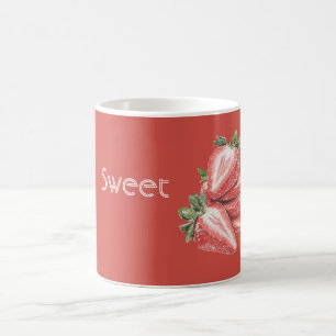 Sweet Red Strawberries Fruit Coffee Mug