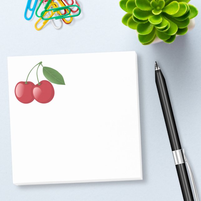 Sweet Red Strawberry Post-it Notes (Creator Uploaded)