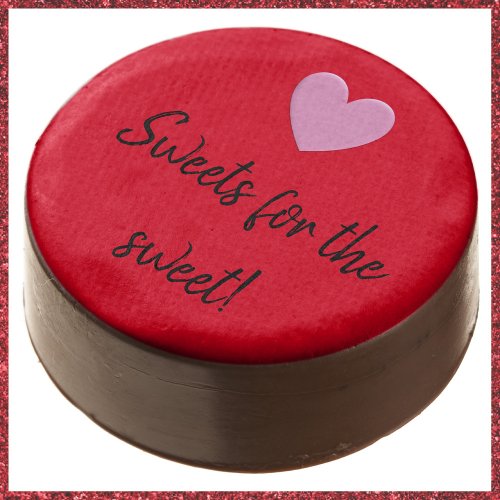 Sweet Red Valentine Heart Chocolate Covered Oreo