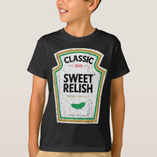 Sweet Relish DIY Halloween Condiment Green Pickle T-Shirt