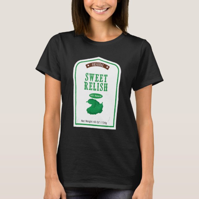 Sweet Relish Family Sauce Costume Halloween Unifor T-Shirt (Front)
