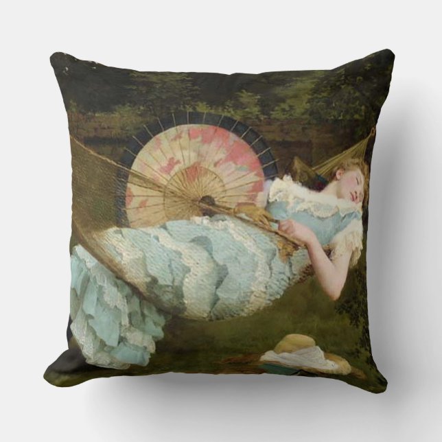 “Sweet Repose” Throw Pillow (Front)
