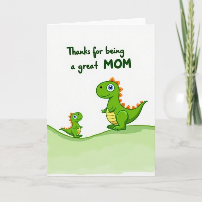 Sweet Reptile Mothers Day Card (Front)