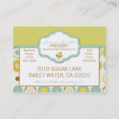 Sweet Retro Business Card (Back)