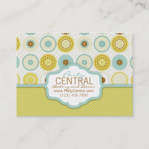 Customizable Sweet Retro Business Card 2