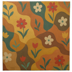 Sweet Retro Country Garden Pattern Cloth Napkin
