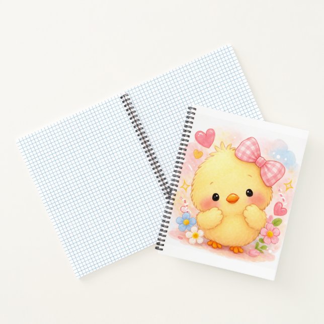 Sweet Ribbon Alma Chick Cute Notebook (Inside)