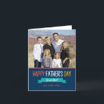 Sweet Ribbon Fathers Day Photo Card<br><div class="desc">Make him feel loved with this stylish Father's Day card from Berry Berry Sweet.</div>