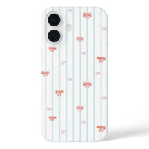 Sweet Ribbon Stripe iPhone Case