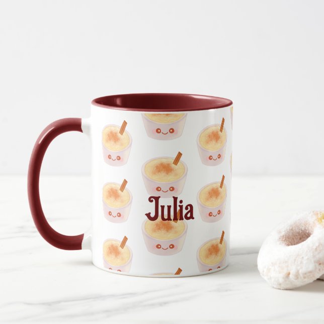 Sweet Rice pudding Arroz Con Leche Mexicano  Mug (With Donut)