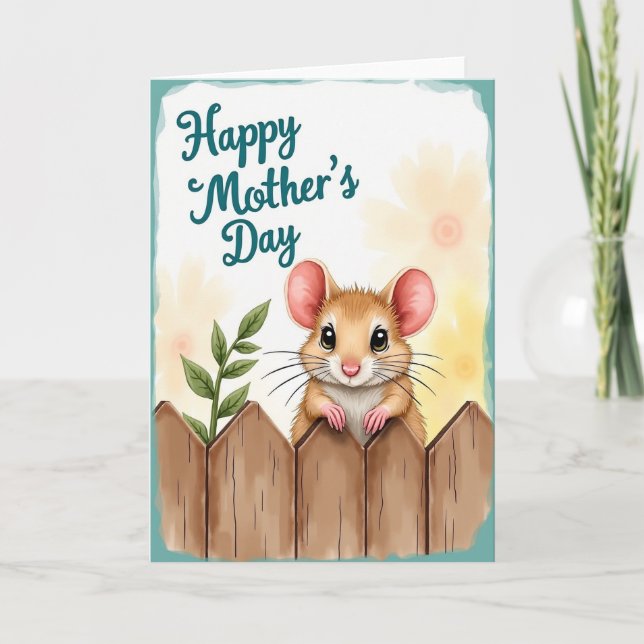 Sweet Rodent Mothers Day Card (Front)