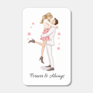 Sweet Romantic Couple Love Postcard Matchboxes