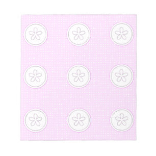 sweet romantic pink wallpaper notepad