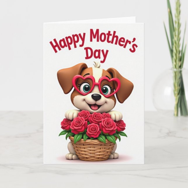 Sweet Roses Mothers Day Card (Front)