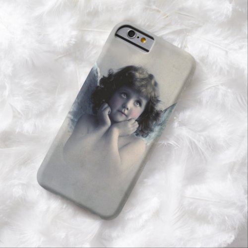 Sweet Rosy Cheeked Vintage Angel in Clouds Barely There iPhone 6 Case