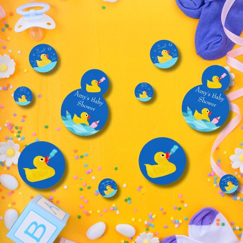 Sweet Rubber Ducky Baby Shower Confetti